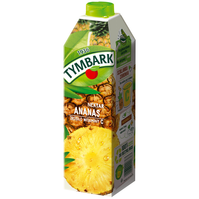 Ananasų nektaras TYMBARK, 1l