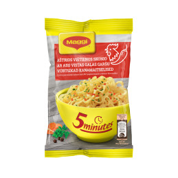 Greitai paruošiami makaronai  Maggi  59.2g. aštrios vištienos skonio