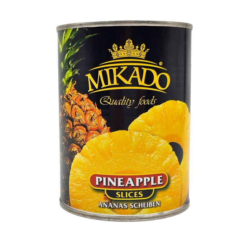Ananasų griežinėliai MIKADO 820g/490g