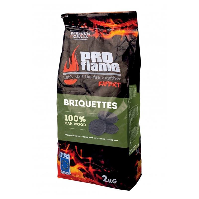 *Medžio anglies briketai  PROFLAME Expert  2kg