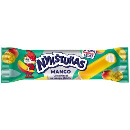 Ledai Nykštukas  80ml, vaniliniai, grietininiai su mango glaistu