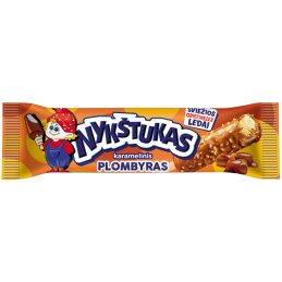 Ledai Nykštukas  80ml karamelinis plombyras su karameliniu glaistu ir vaflių traškučiais