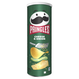 Trašk. Pringles Cheesy Onion 165g