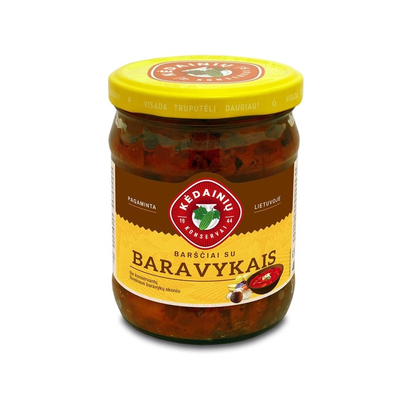 Barščiai su baravykais 480g Kėdainių Konservai