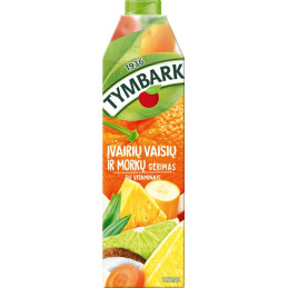 Įvairių vaisių ir morkų  gėrimas  Tymbark,  1l