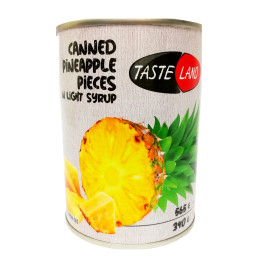Ananasų gabaliukai "Taste land" 565/340g