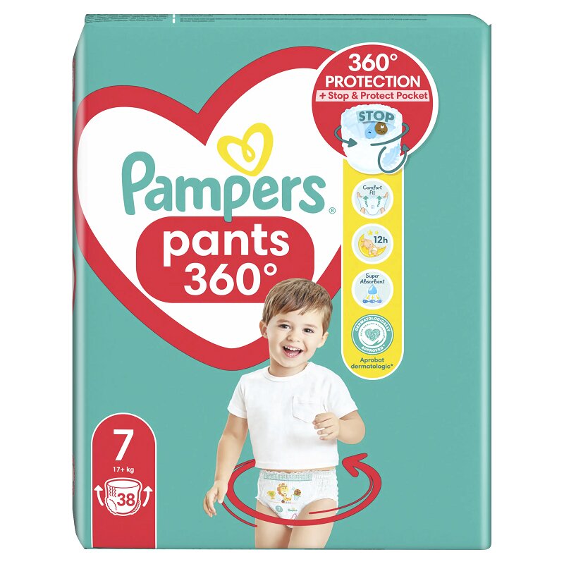 Sauskelnės Pampers Pants Jumbo S7 38vnt