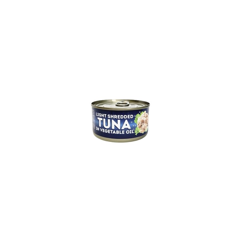 Smulkintas tunas augaliniame aliejuje, 185g