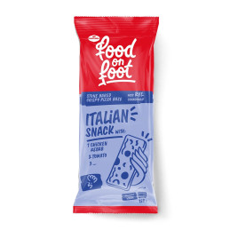 Itališka apkepėlė  Food on foot  125g su vištienos kebabo mėsa ir pomidorais