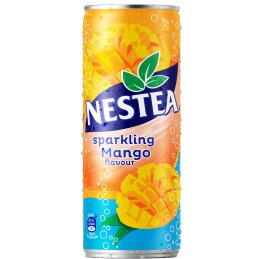 Gazuotas gėrimas NESTEA 330ml mangų skonio su juodosios arbatos ekstraktu