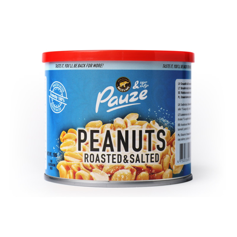 Skrudinti sūdyti žemės riešutai  Pauzė, 150g