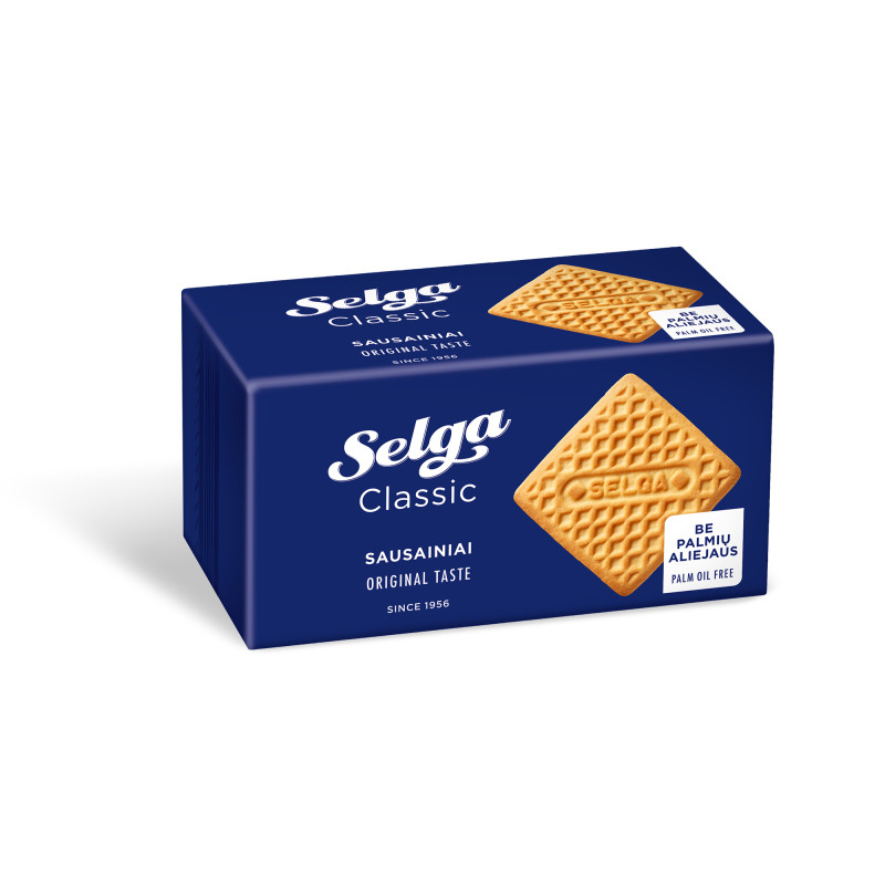 Sausainiai SELGA  180g, klasikiniai