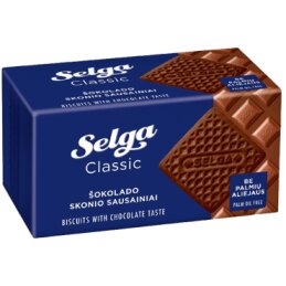Sausiniai  SELGA  180g, šokoladinio skonio