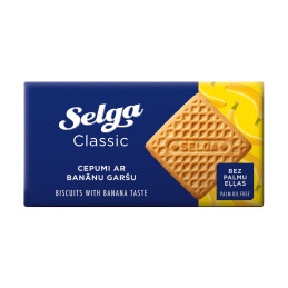 Sausainiai SELGA bananų skonio 180g