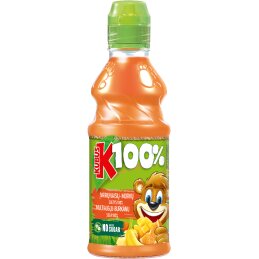 Įvairių vaisių ir morkų sultys100% Kubuš, 300 ml