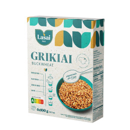 Grikių kruopos  Lašai ūkis  4*100g