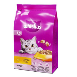 Sausas ėdalas katėms Whiskas Adult  300g su vištiena