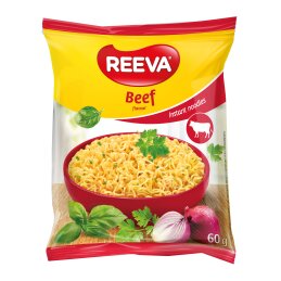 Greitai paruošiami makaronai  Reeva  jautienos skonio, 85g