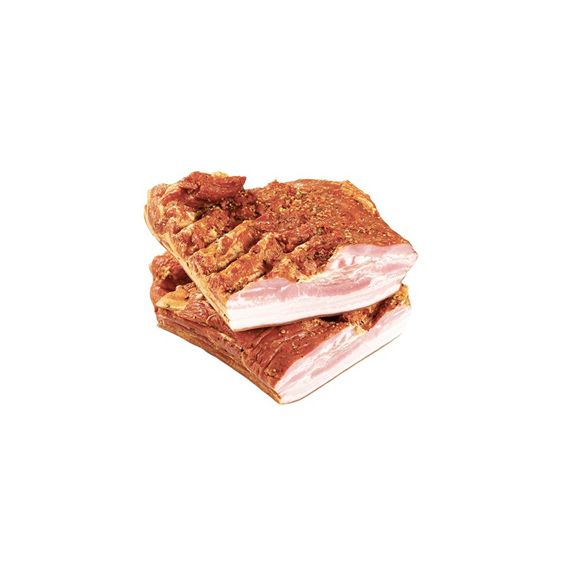 Karštai rūkyta KIAULIENOS ŠONINĖ vak. ~400g