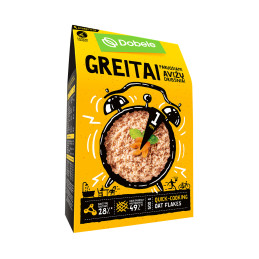 Avižų dribsniai  Dobele greitai paruošiami 500g dėžutėje