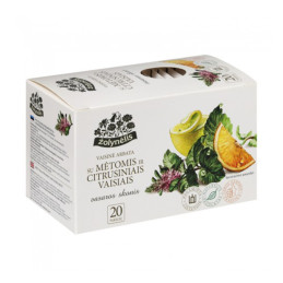 Arbata  Žolynėlis  su mėtomis ir citrusiniais vaisiais,  2.5g*20vnt.