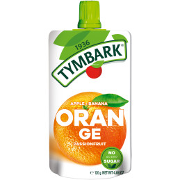 Tyrelė  Tymbark , obuolių, bananų, apelsinų ir pasiforos vaisių, 120g