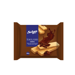 Vafliai SELGA šokoladiniai 180g