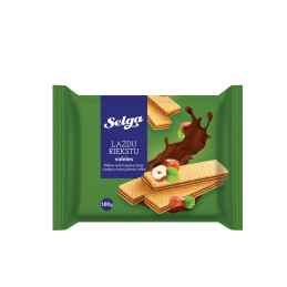 Vafliai Selga riešutų skonio 180g