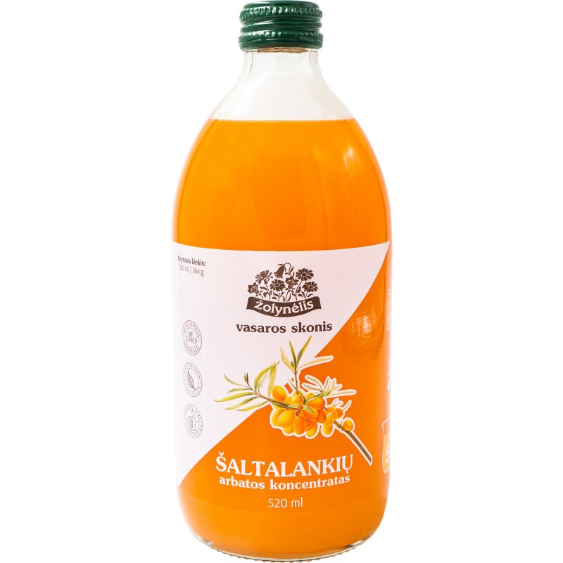 Šaltalankių arbatos koncentratas, 520ml Žolynėlis