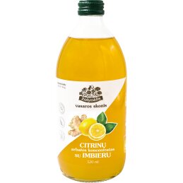Arbatos koncentratas  Žolynėlis  su citrinomis ir imbieru, 520ml