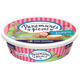 Lydytas kremas  Panemunės pievos  160g su kumpiu 22%