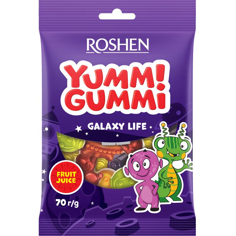 Guminukai  YUMMI GUMMI galaxy life , 70g