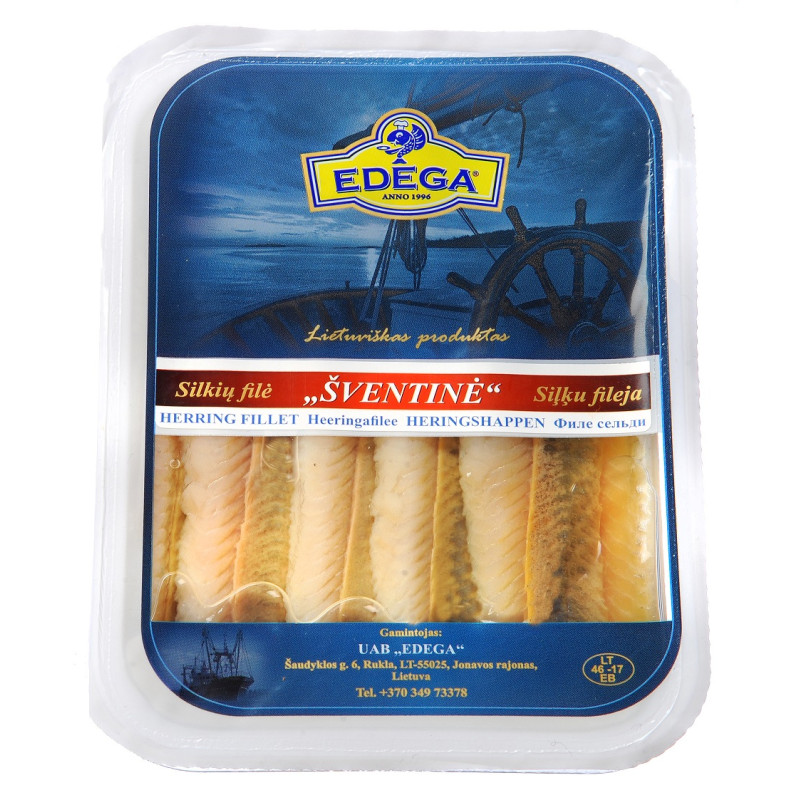 Sūdyta silkių filė  Šventinė  su aliejumi 1kg