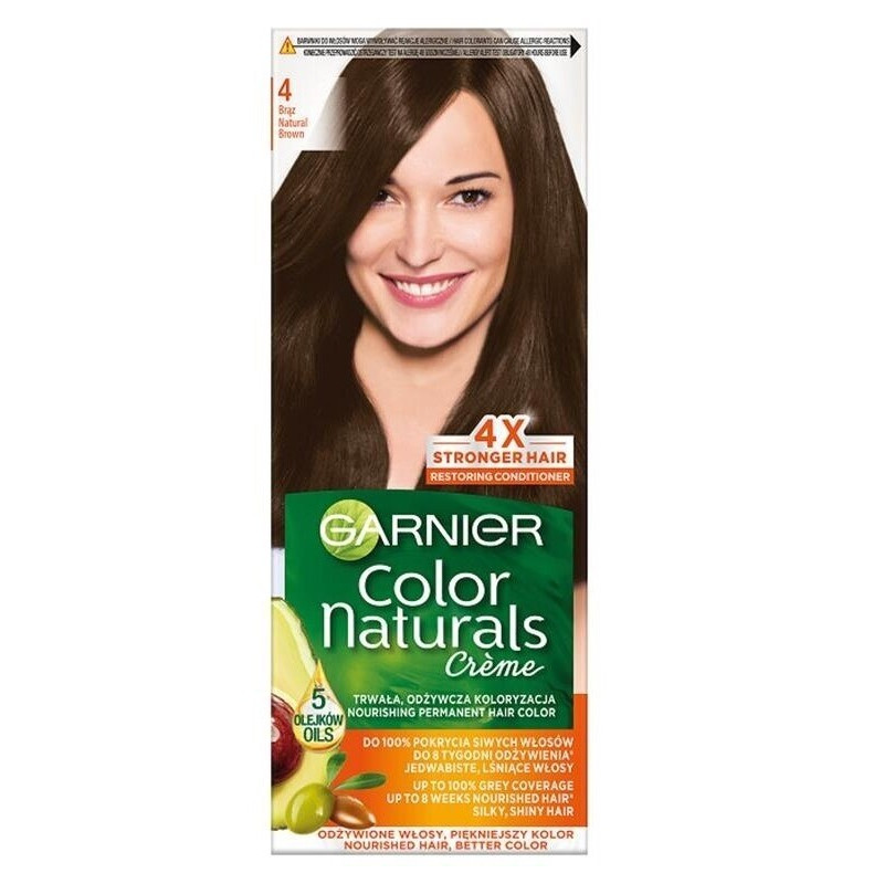 Plaukų dažai  Garnier Color Natural 4