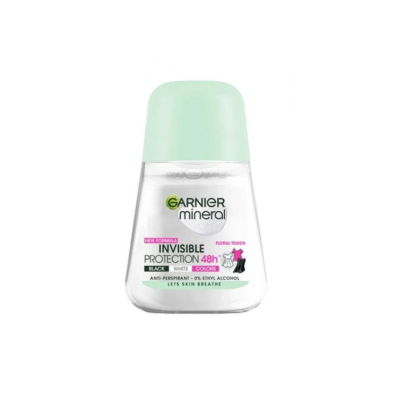 Rutulinis dezodorantas  Garnier mineral  Invisible Protection 48h 50ml