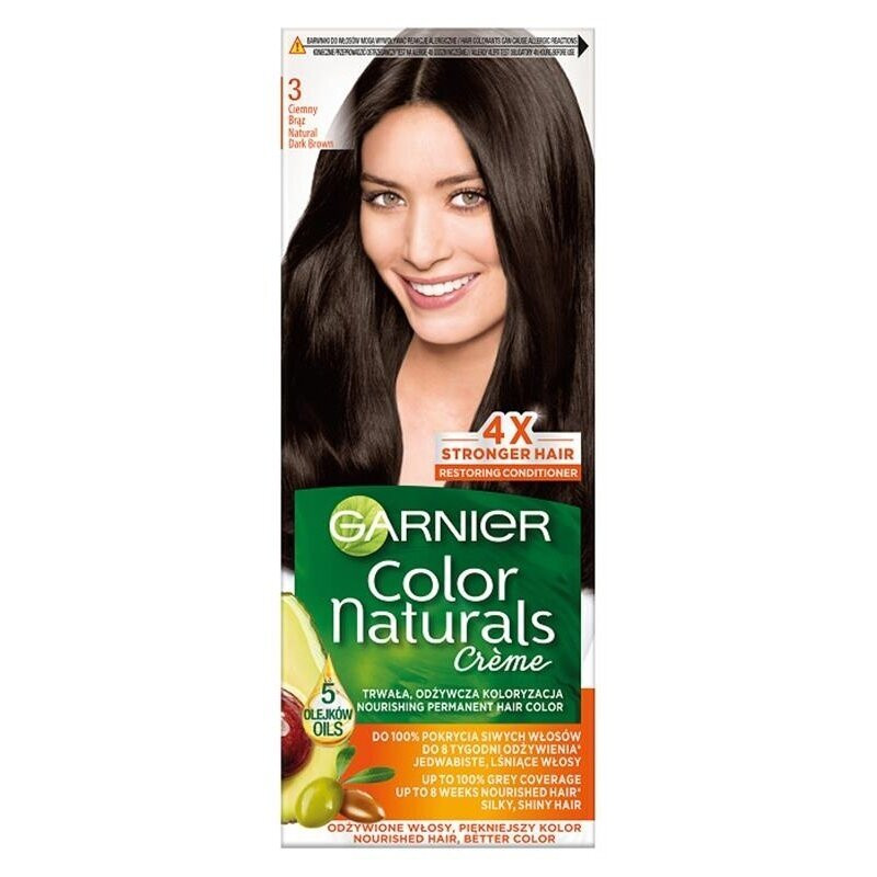 Plaukų dažai  Garnier Color Natural 3