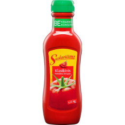 Pomidorų kečupas Suslavičiaus klasikinis 1,25kg