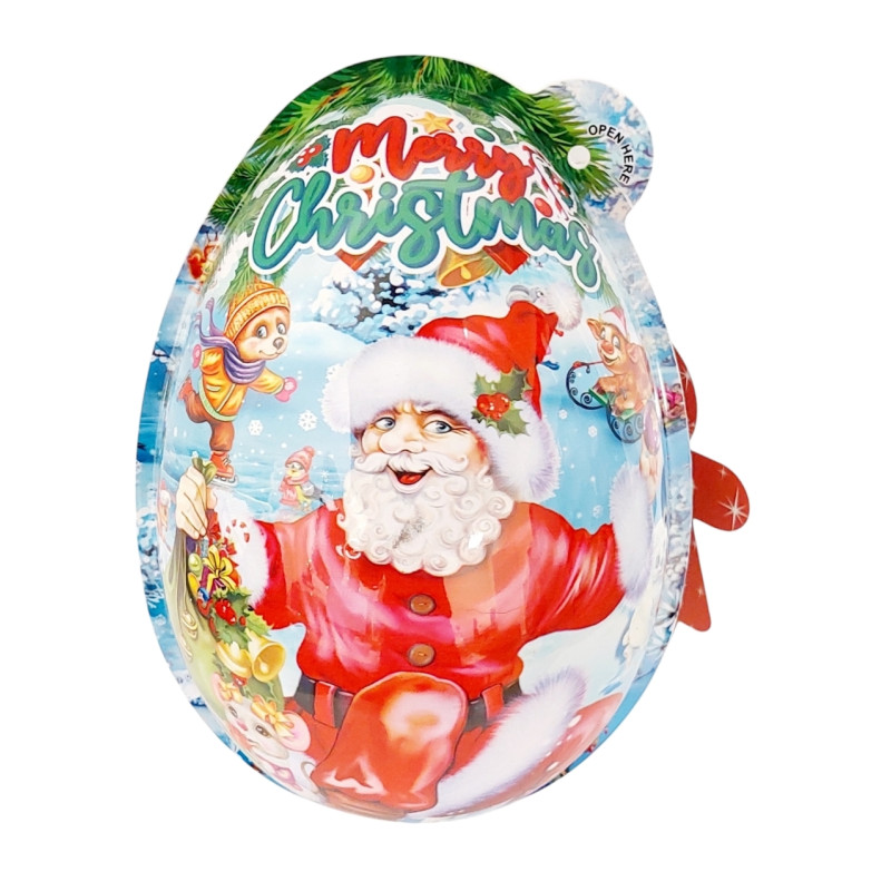 Plastm.kiaušinis  Merry Christmas  21g BIG