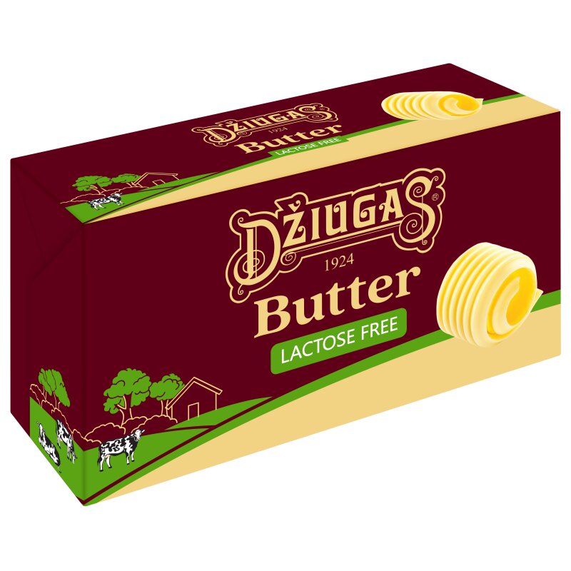 Sviestas  Džiugas  170g, be laktozės 82%