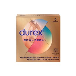 Prezervatyvai  Durex Real Feal 3vnt