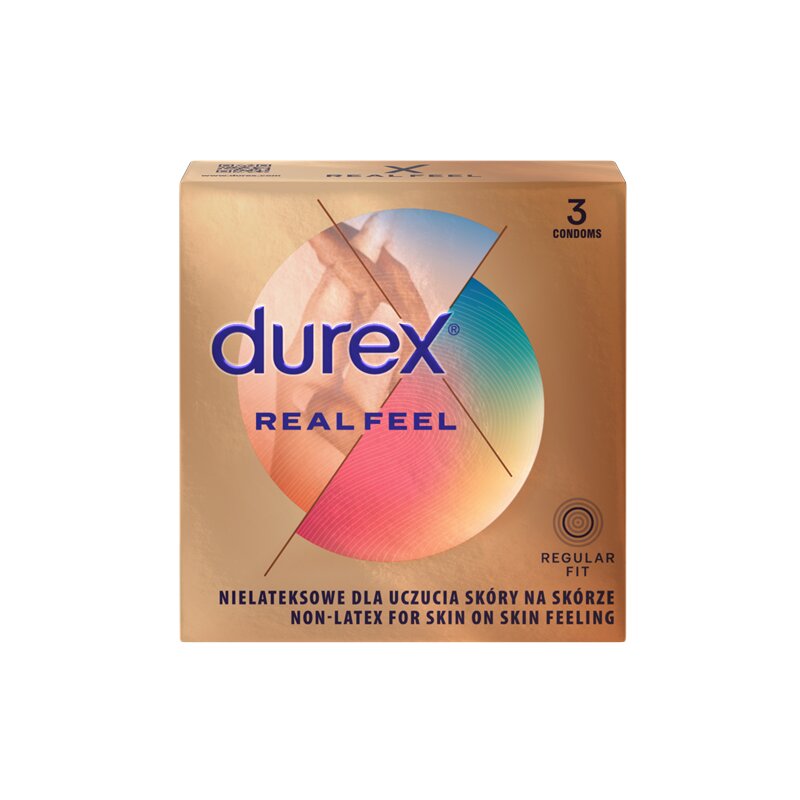Prezervatyvai  Durex Real Feal 3vnt
