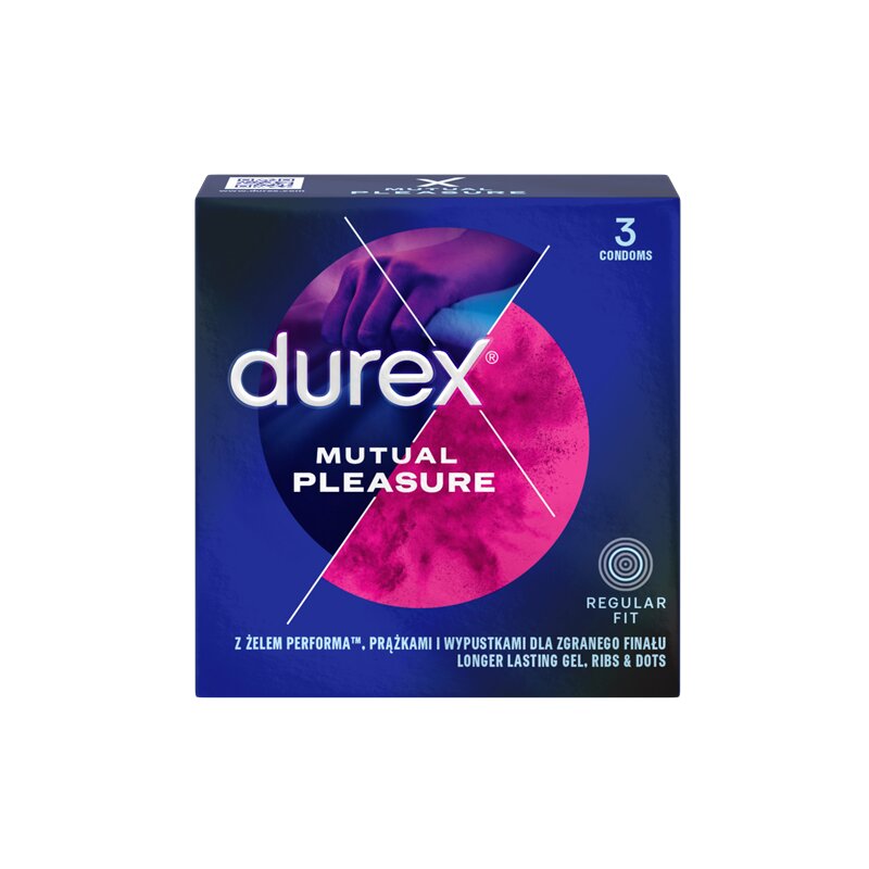 Prezervatyvai "Durex"Performax Mutual Pleasure 3vnt