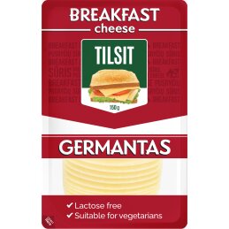 Sūris  GERMANTO TILSIT 150g, 45% rieb.s.m., pjaustytas