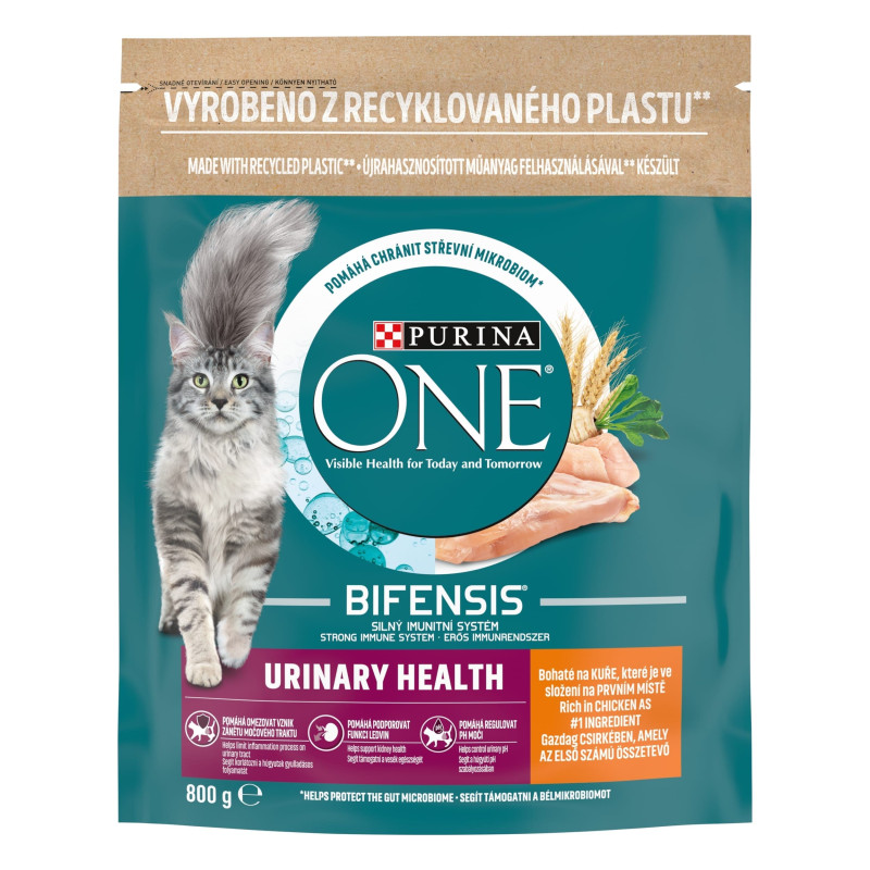 Ėdalas suaugusioms katėms  Purina One Urinary Health ,800g su vištiena