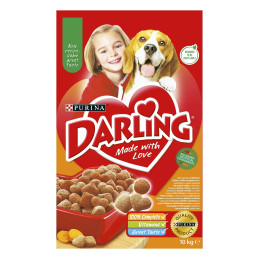 Sausas ėdalas šunims Darling 10kg paukštiena