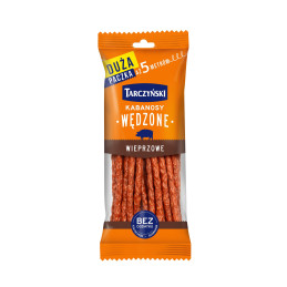 Karštai rūkytos dešrelės Tarczynski  Kabanosy  su kiauliena, 220g