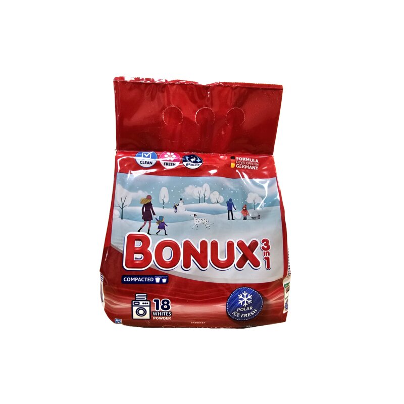 Skalbimo milteliai BONUX  3in1 1170g