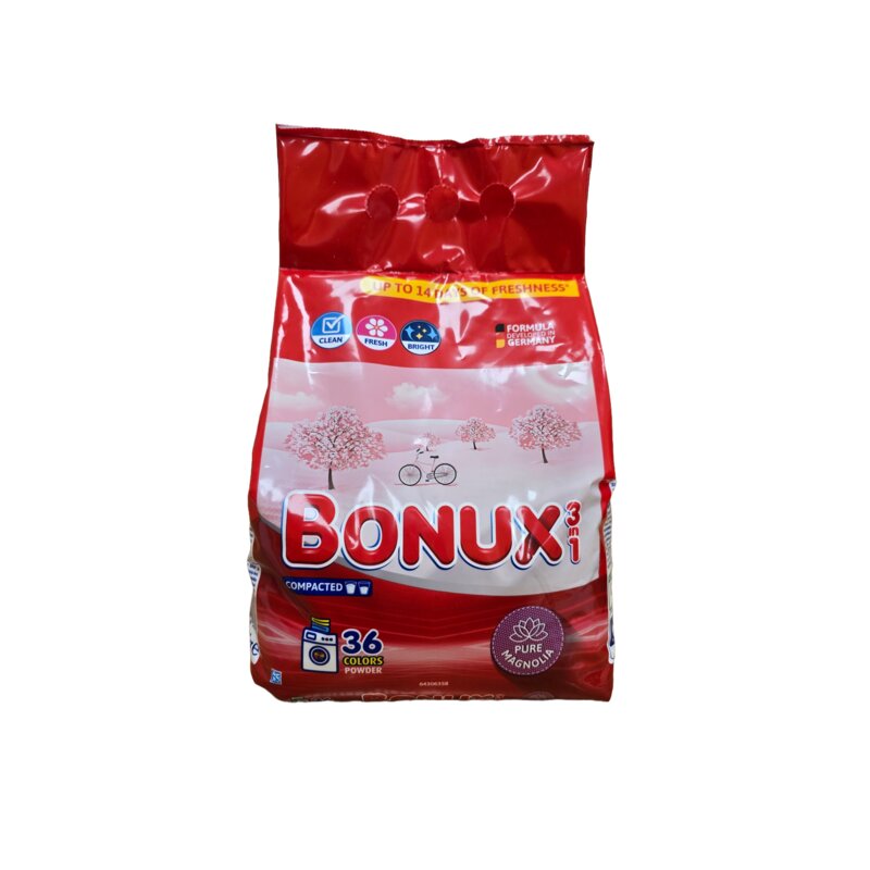 Skalbimo milteliai BONUX Pure Magnolia 2,34kg / 3,6sk.