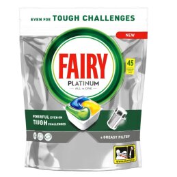 Automatinių indaplovių kapsulės Fairy Platinum   45vnt