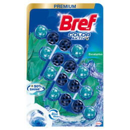 WC valiklis - gaiviklis  Bref  COLOR AKTIV  Eucalyptus 4x50g